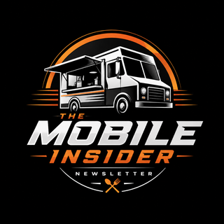 The Mobile Insider newsletter logo: a food truck under an orange sun
